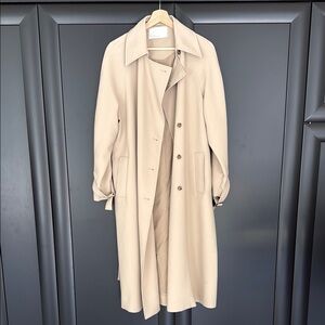 OAK + FORT Tan Trench Coat